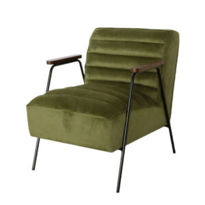 bobazar-mobilier-fauteuil-hutch-velours-vert-mousse-1